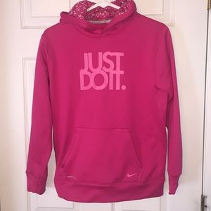 Nike girls pink sweatshirt